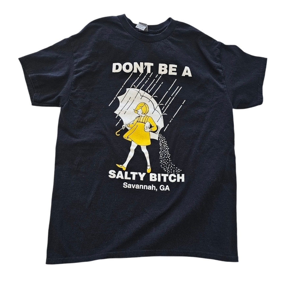 Savannah Georgia Tourist Souvenir Graphic T-Shirt Don't be Salty M